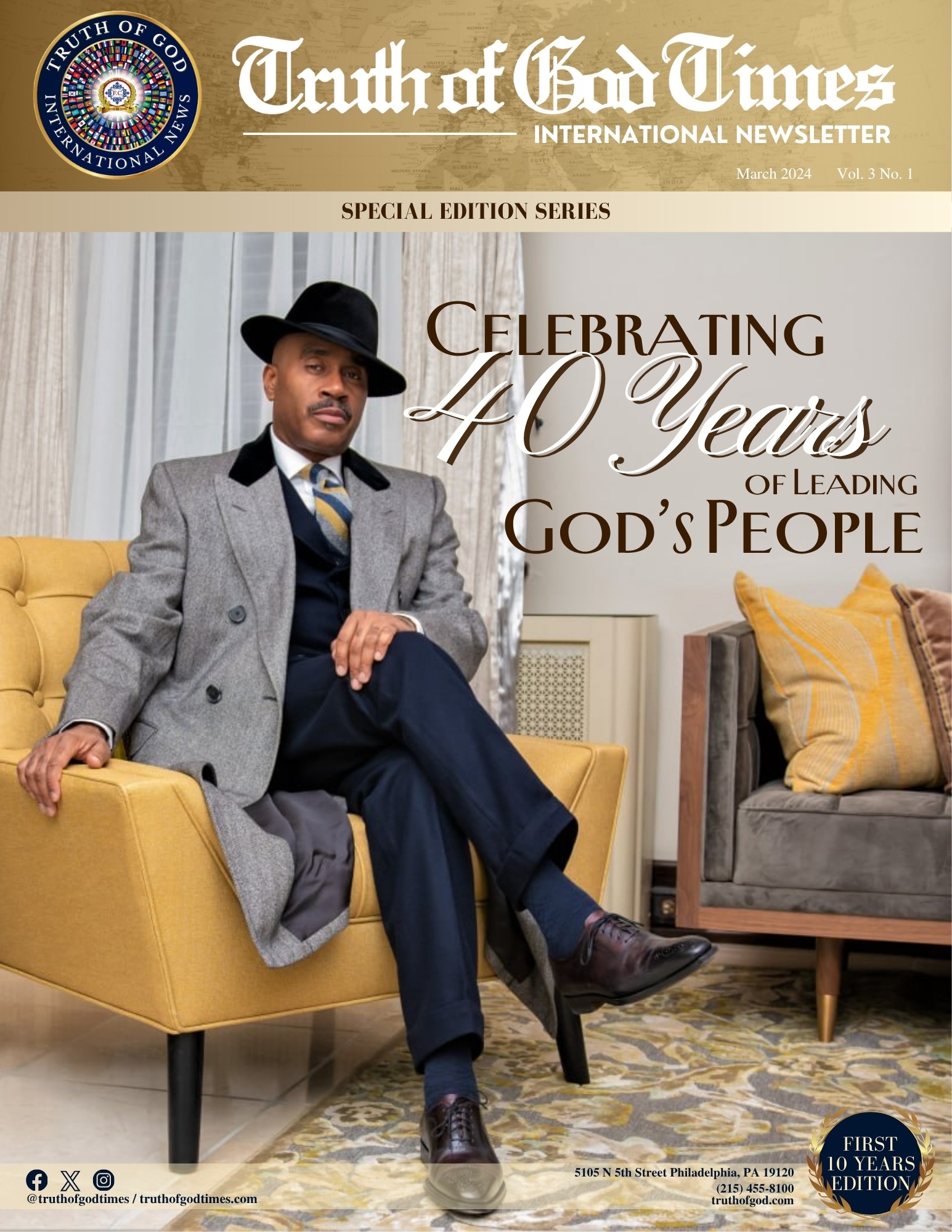 March 2024 TOG International Newsletter Edition Celebrating 40 Years (free)
